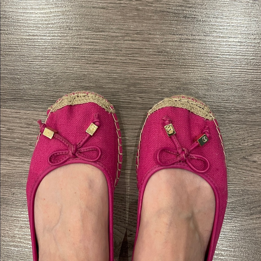 Michael Kors Pink Espadrille Flats